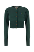 Green Round Neck Cardigan 1