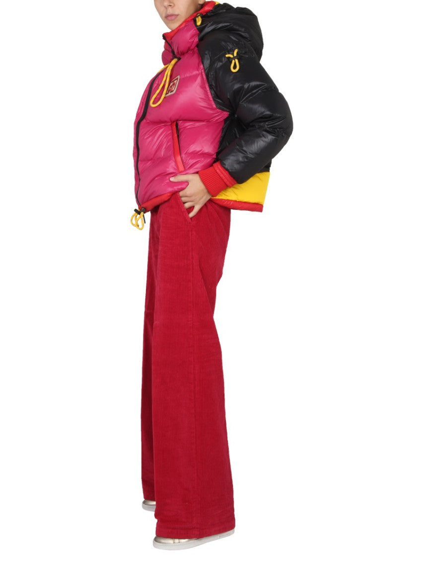 Fuchsia Straight Flat Front Pants 3