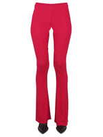 Fuchsia Flared Flat Front Pant 1