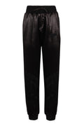 Black Polyester Solid Activewear 1