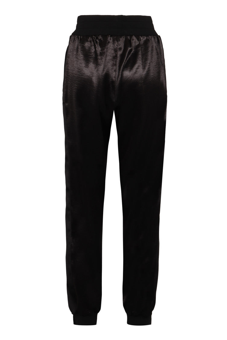 Black Polyester Solid Activewear 2