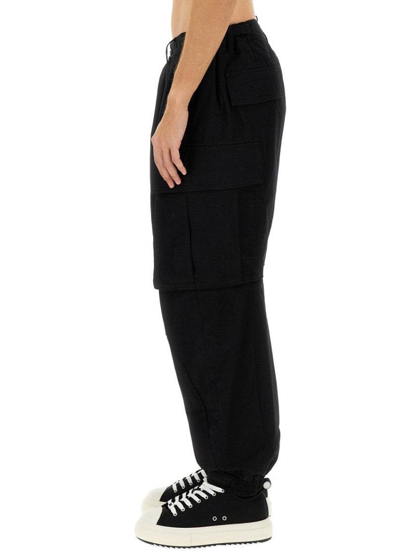 Black Relaxed Cargo Pants 3