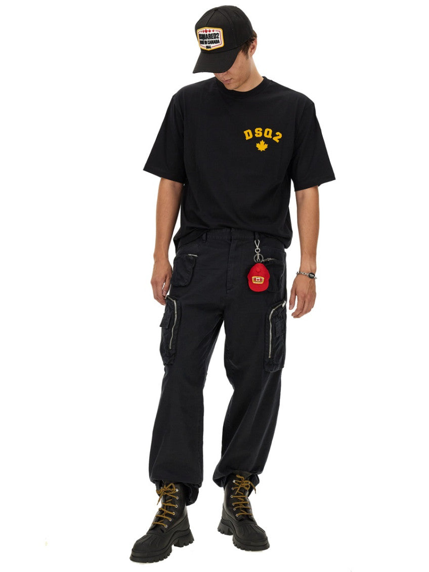Black Relaxed Cargo Pants 2