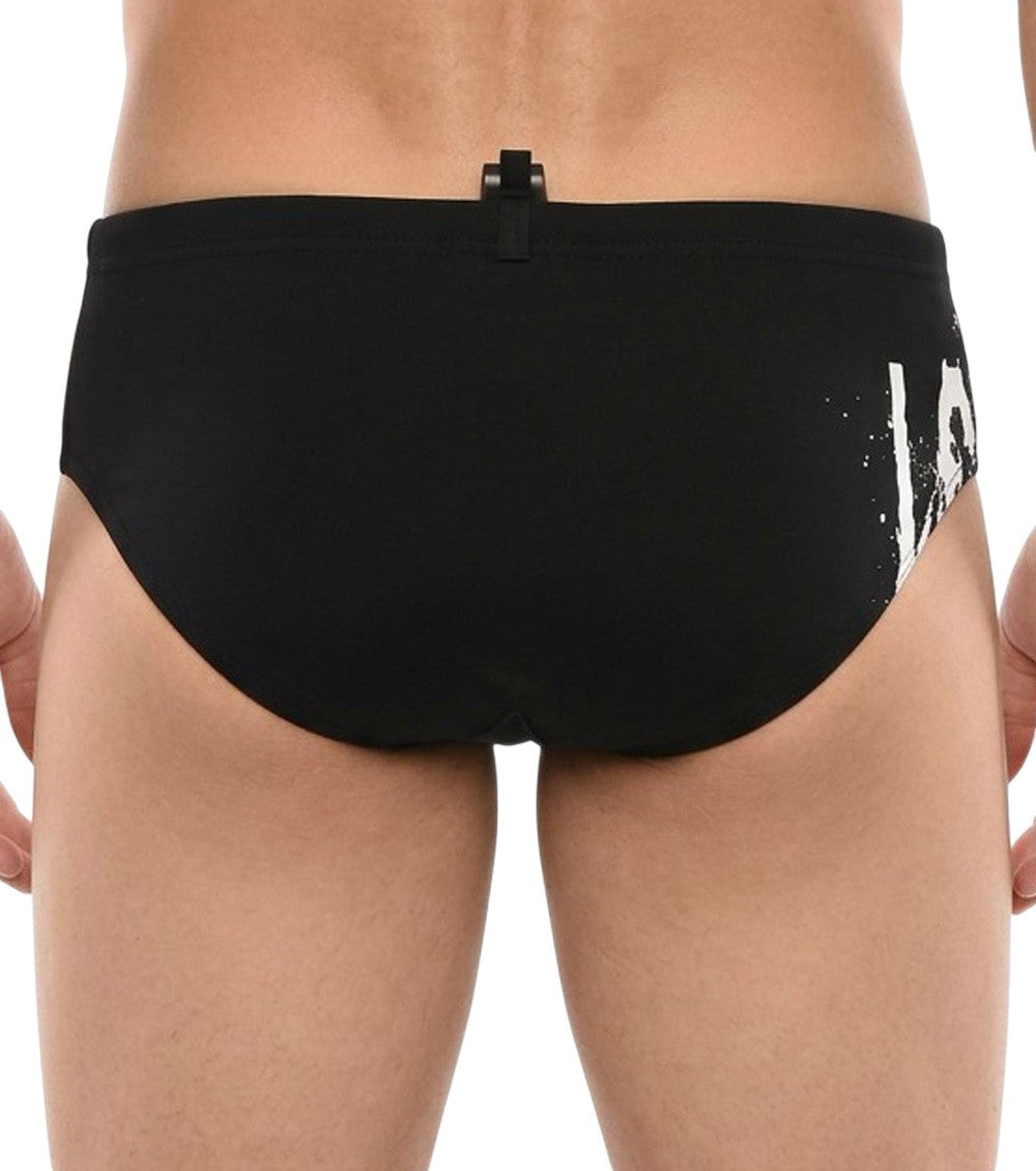 Black Logo  Swim Briefs 2