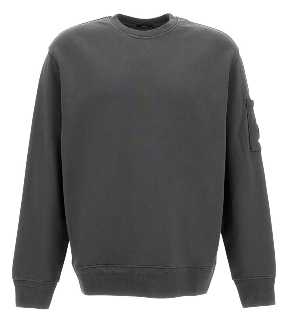 Dark Grey Solid Sweatshirt 1