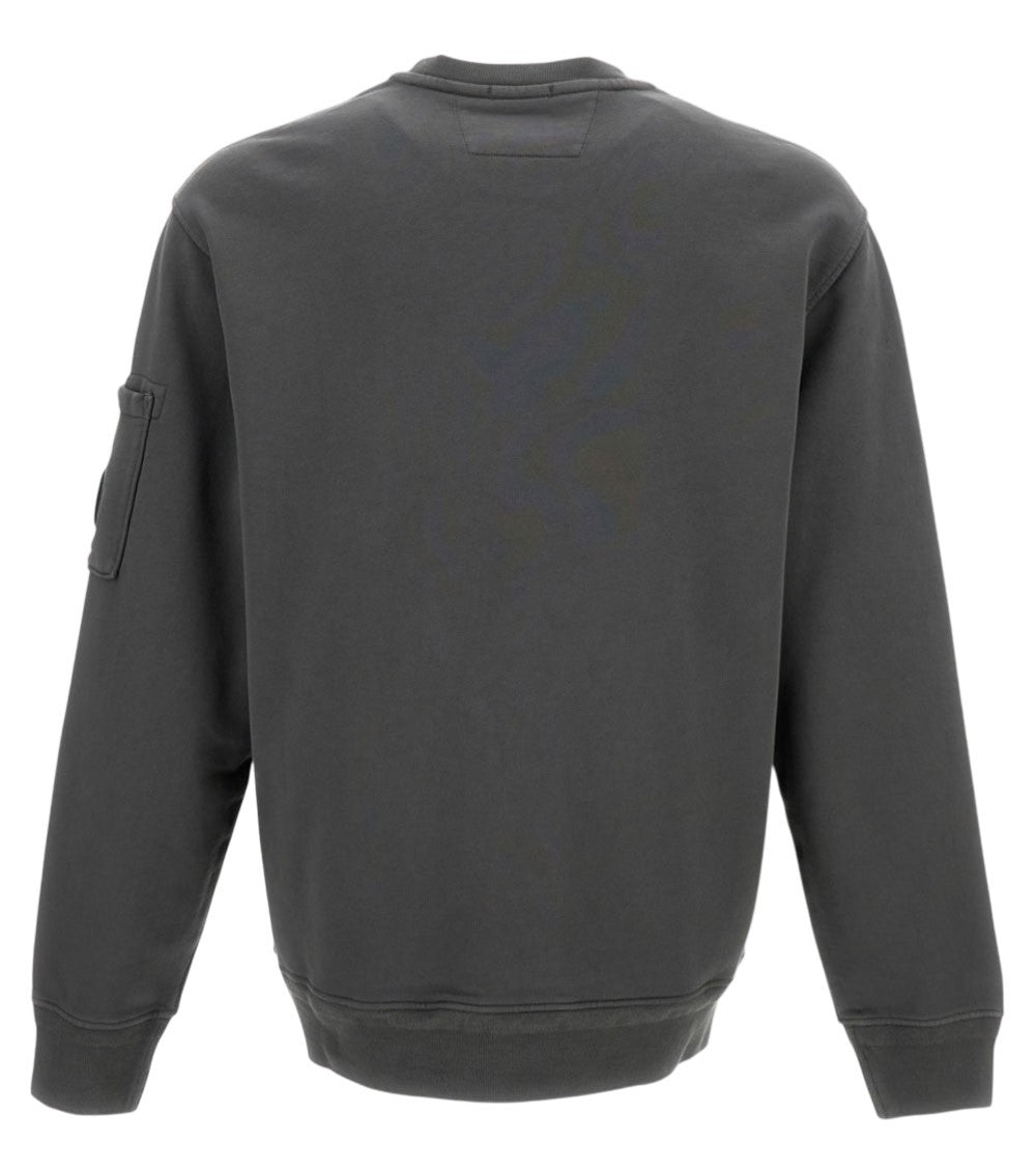 Dark Grey Solid Sweatshirt 2
