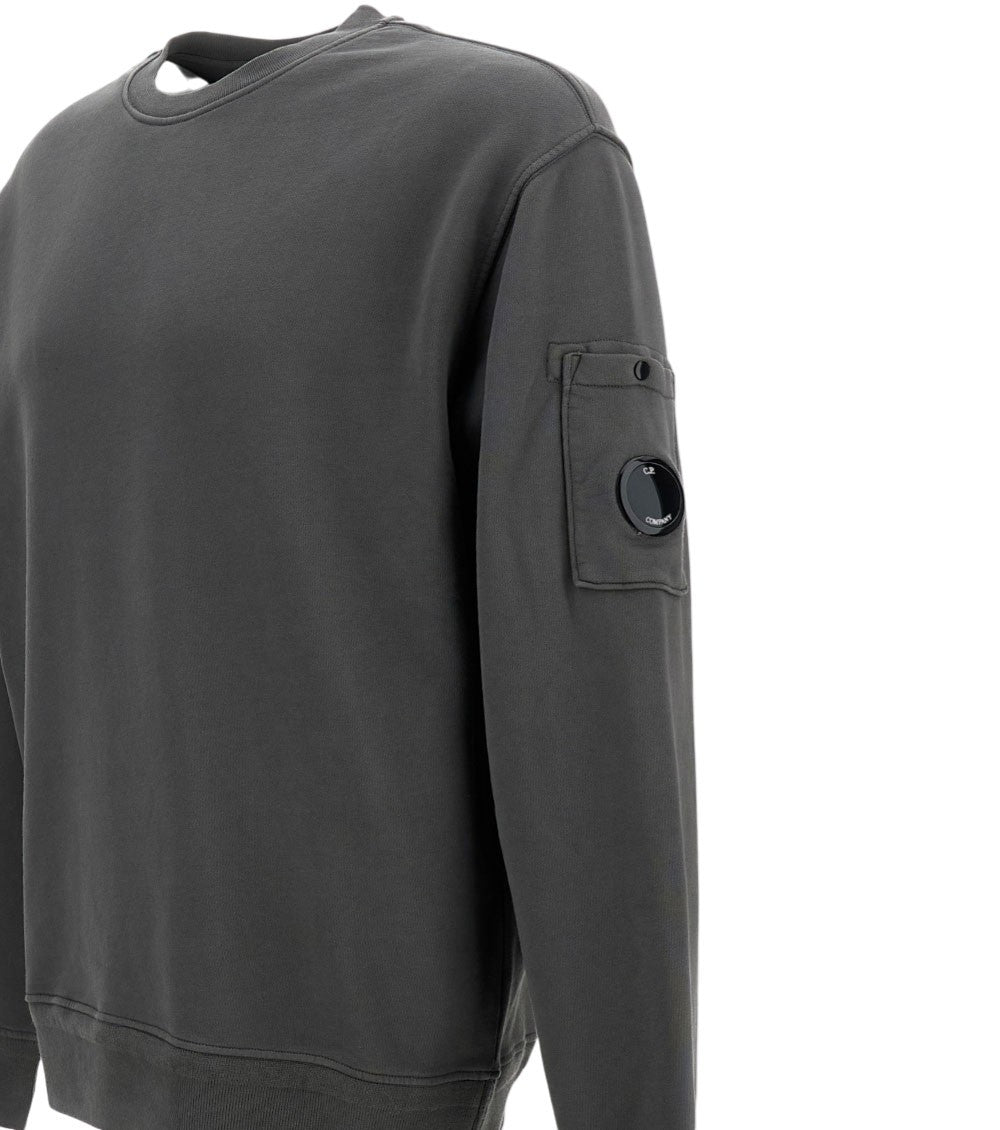Dark Grey Solid Sweatshirt 3