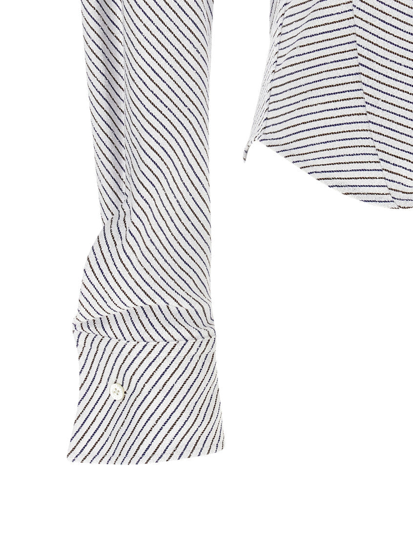 Multicolor Regular Stripes Shirt 4