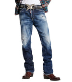 Blue Relaxed Mid Rise Jeans 1