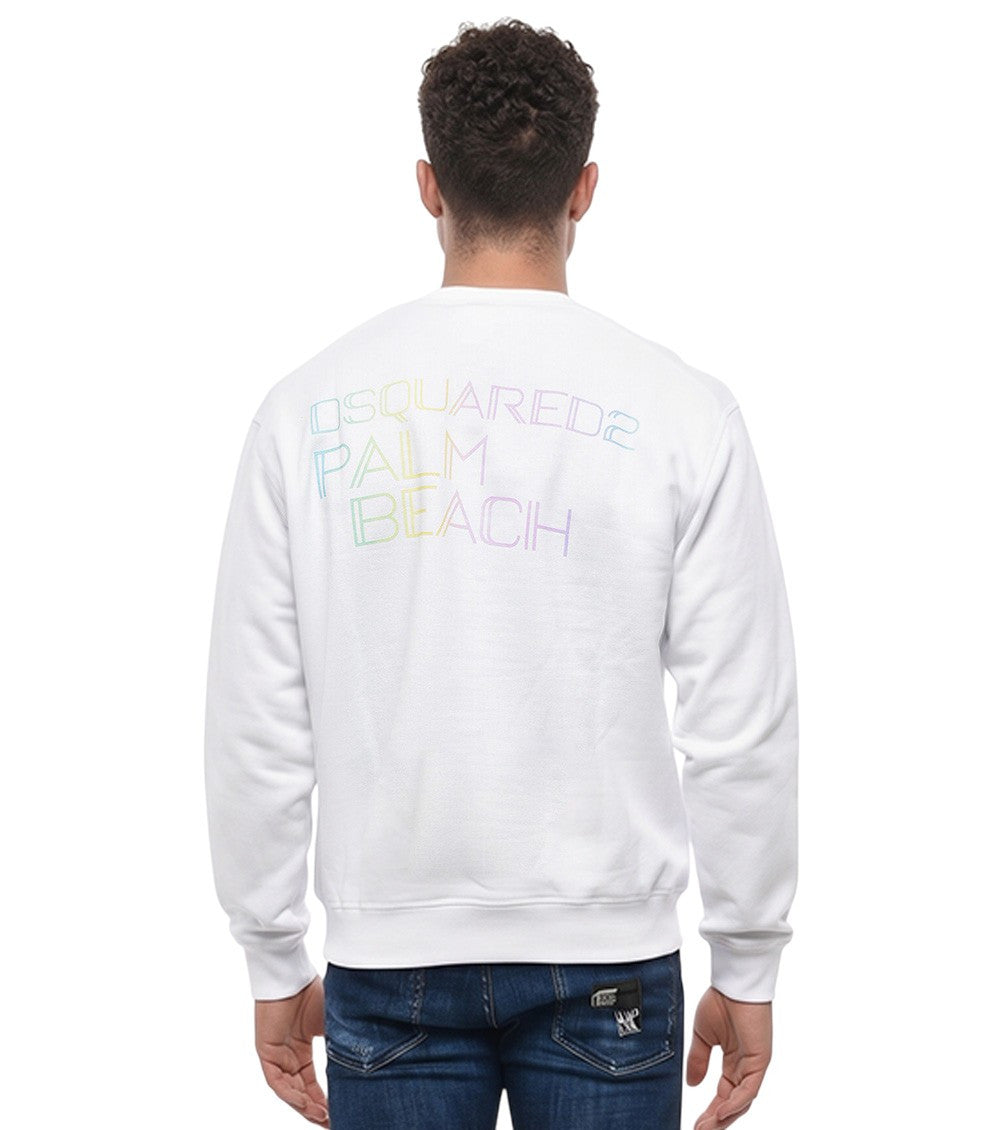 White Crew Neck Sweatshirt 2