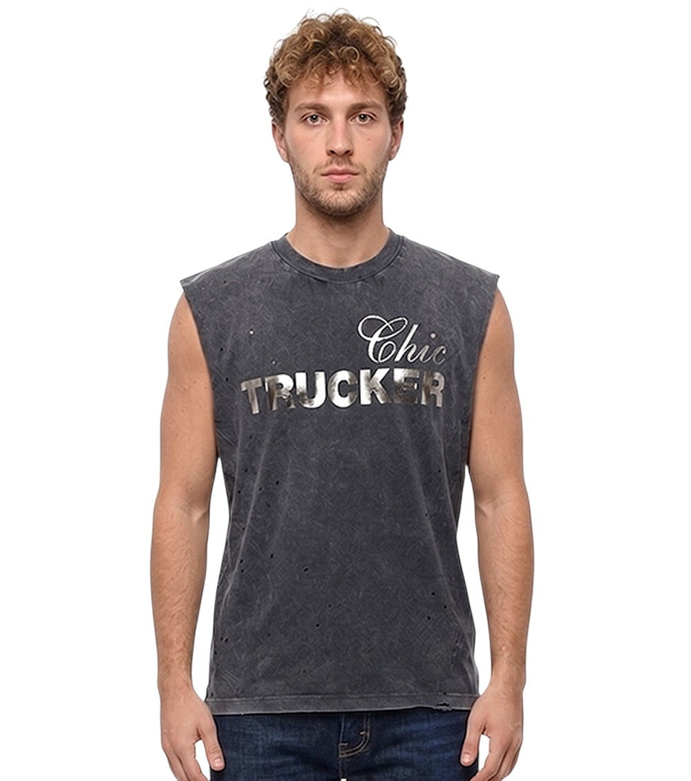 Grey Graphic T-Shirt 1