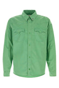 Green Solid Shirt 1