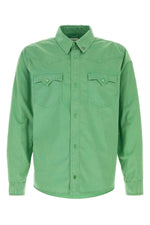 Green Solid Shirt 1