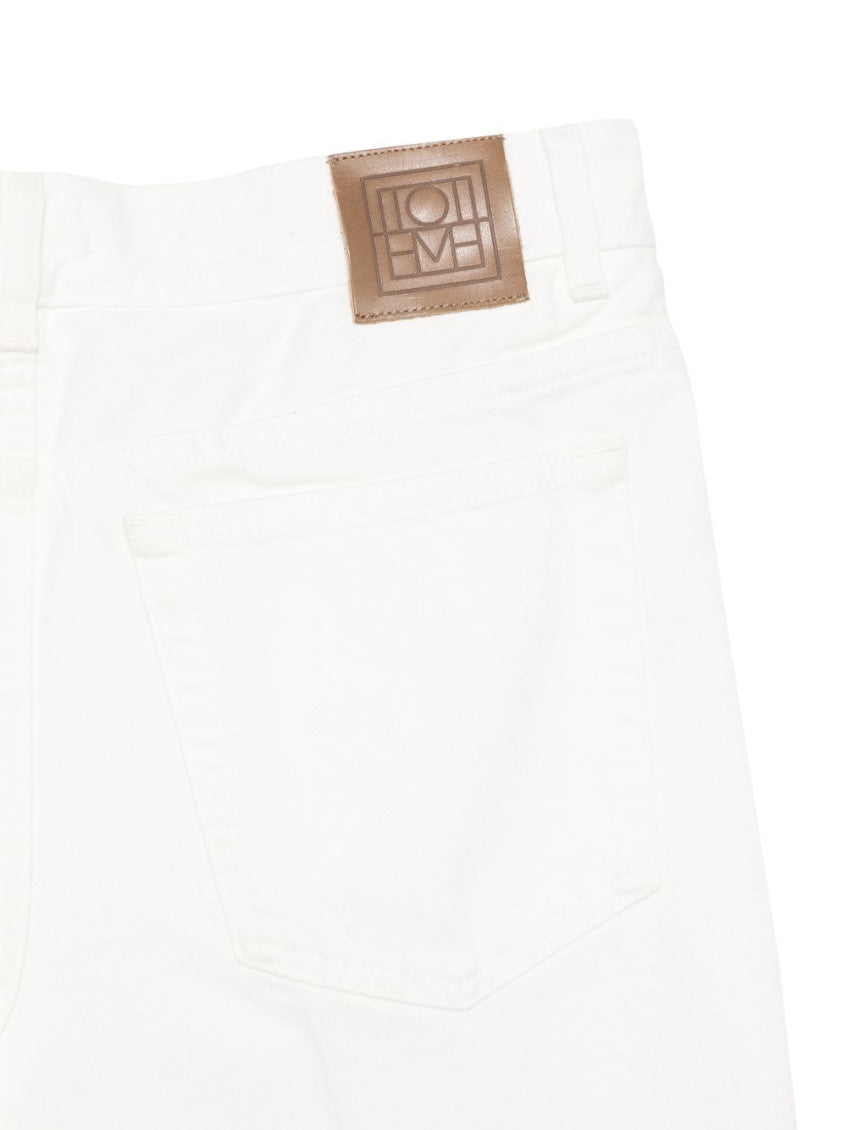 White Denim Cotton Jeans 3