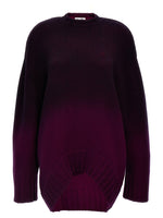 Purple Oversized knit dress 1