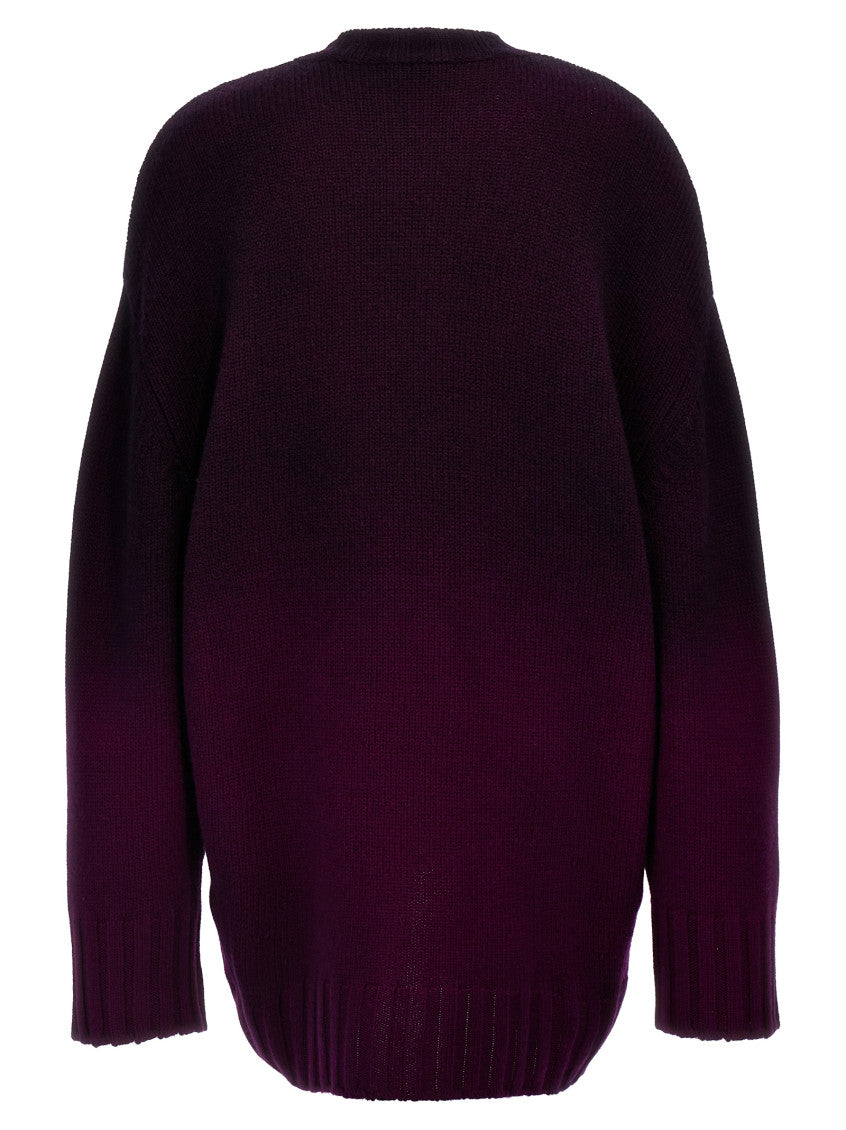 Purple Oversized knit dress 2