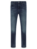 Blue Slim Mid Rise Jeans 1