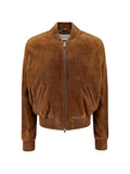 Brown Logo Band collar Jacket 1
