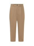 Beige Solid Chino Trousers 1