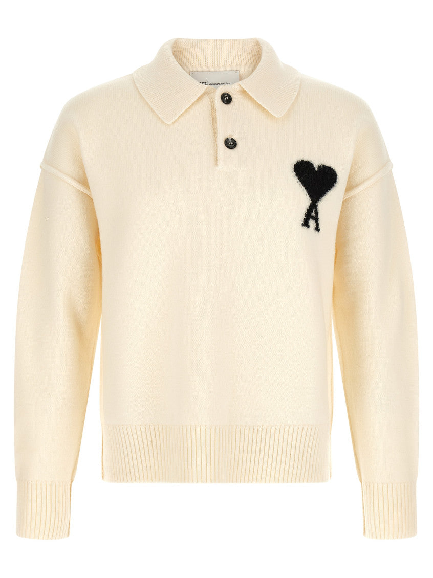 Off White Logo Polo Sweater 1
