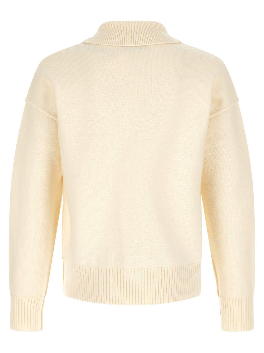 Off White Logo Polo Sweater 2