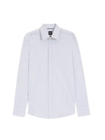 Blue Slim Printed Shirt 1