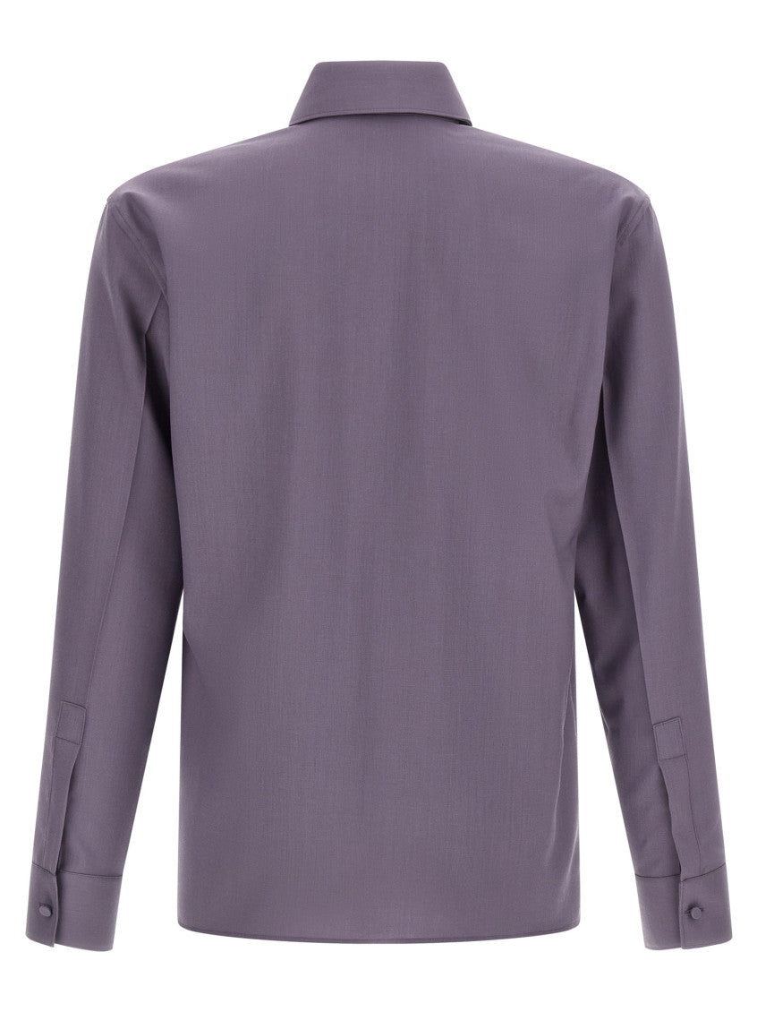 Purple Wool Shirt 2
