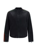 Black Regular Biker Jacket 1