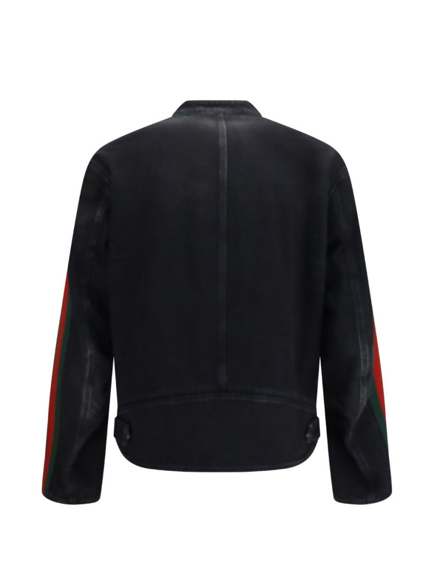 Black Regular Biker Jacket 2