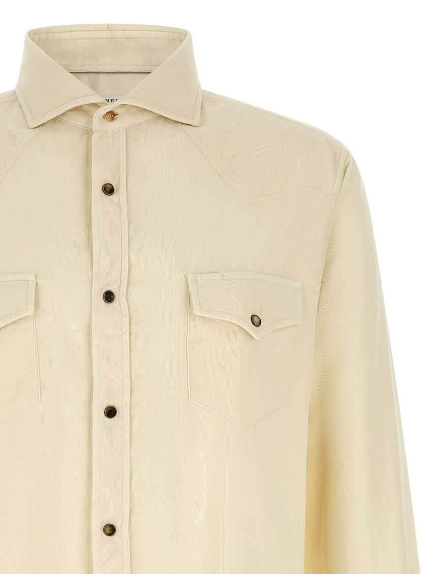 Off White Relaxed Solid Shirt 3