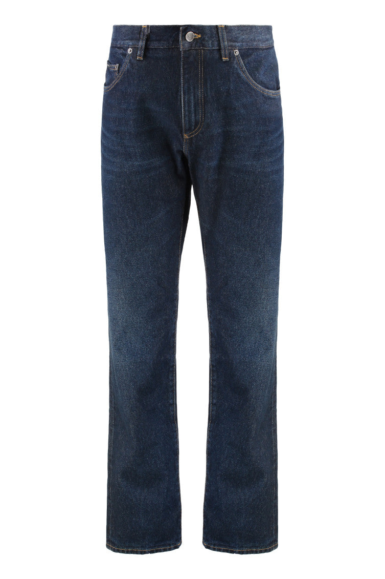 Blue Straight Fit Jeans 1