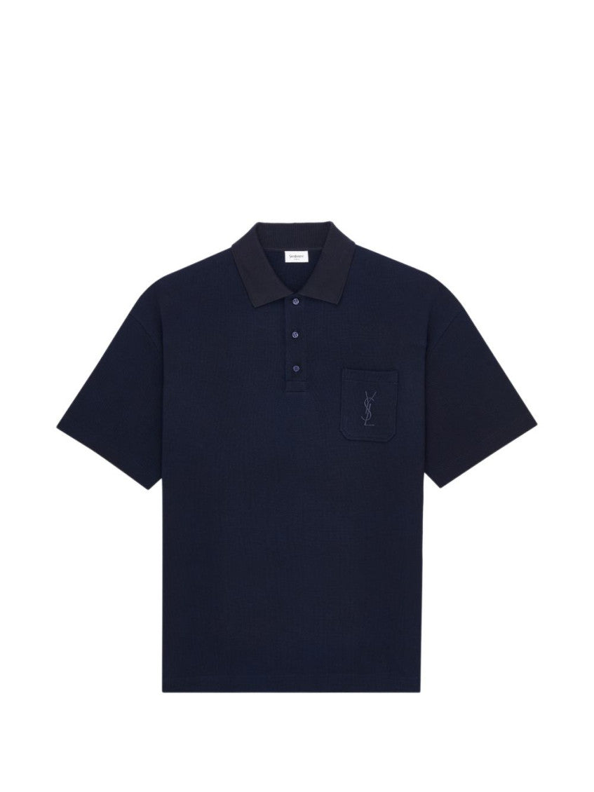 Navy Blue Logo Polo 1