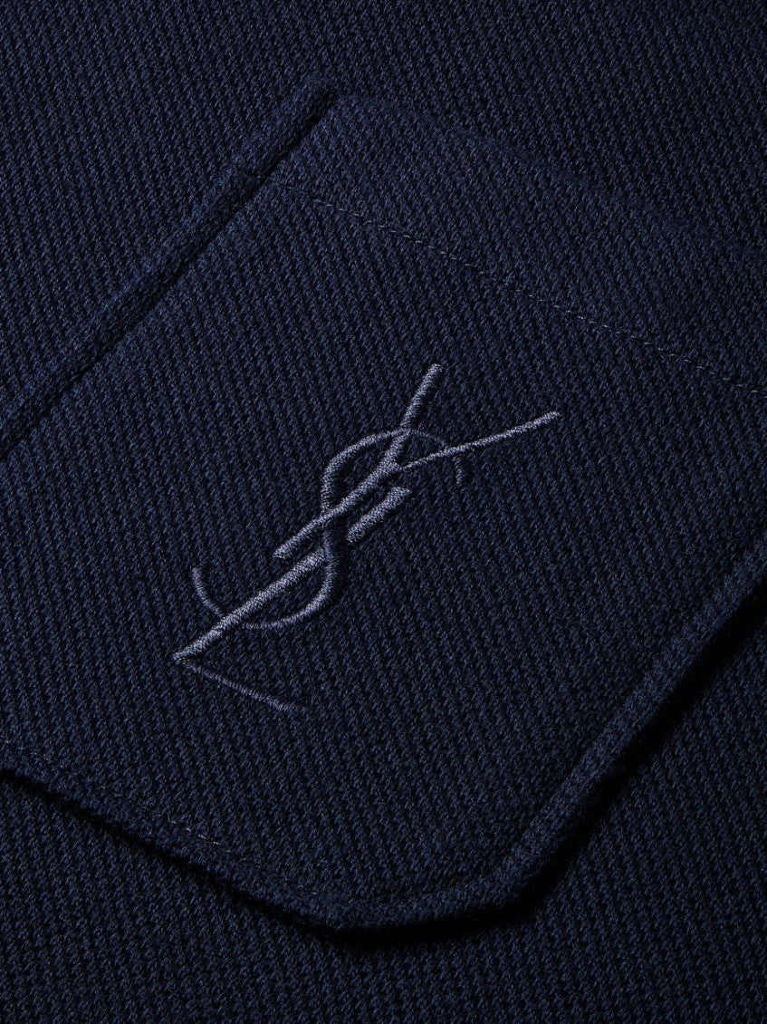 Navy Blue Logo Polo 3