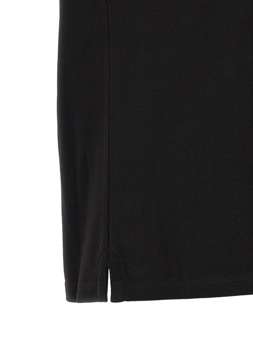 Black Logo Slim Polo 4