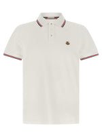 White Logo Slim Polo 1