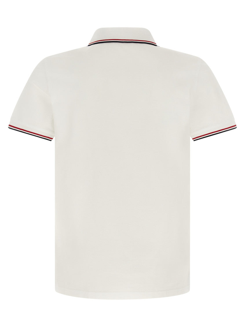 White Logo Slim Polo 2
