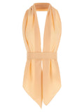 Beige Solid Top 1
