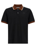 Black Solid Shirt Collar Polo 1