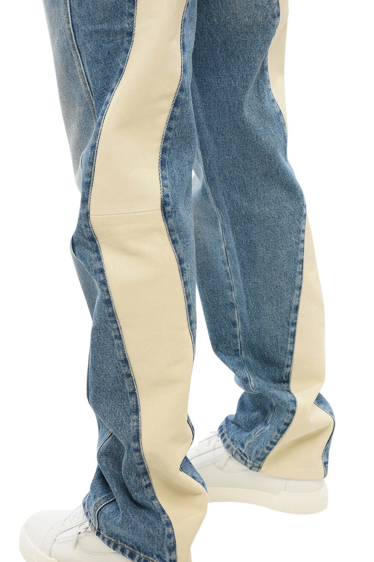 Blue Mid Rise Jeans 3