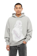 Light Grey Graphic Hoodie 1