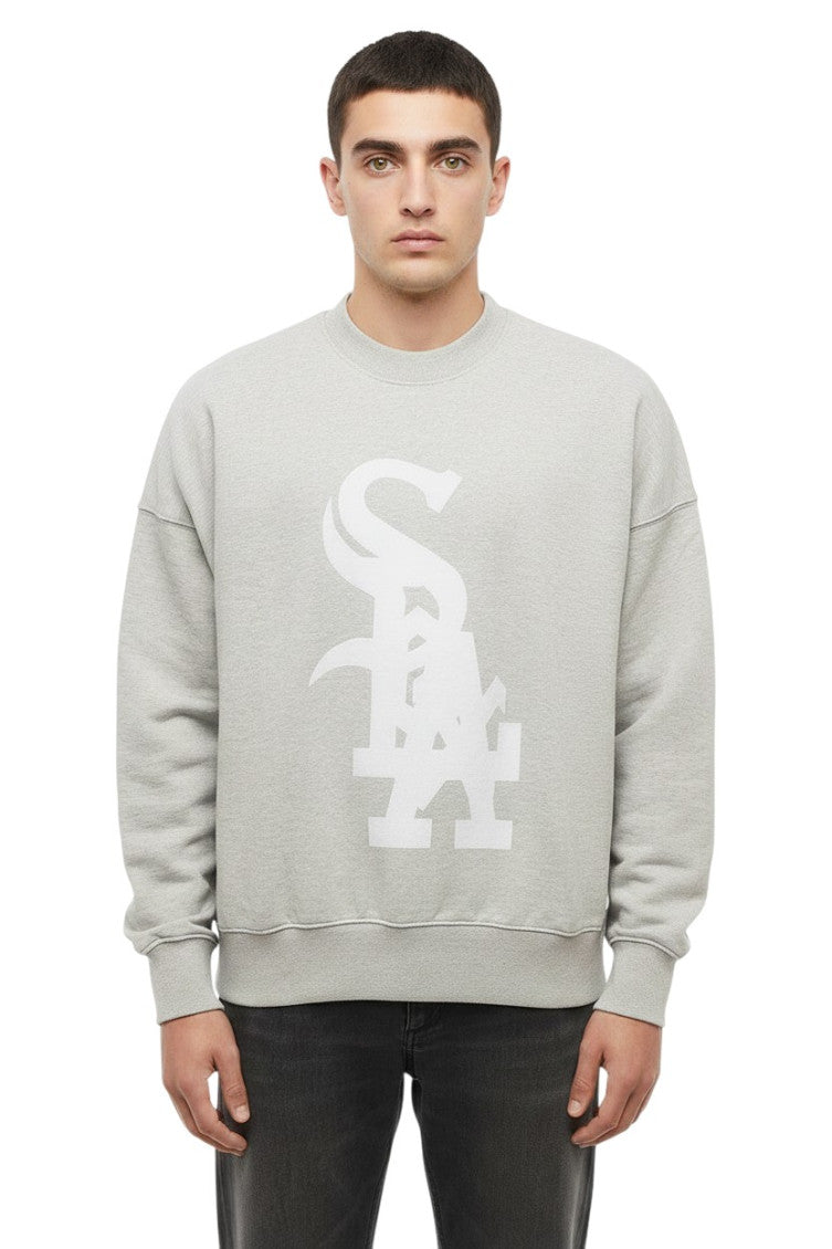 Light Grey Relaxed Sweatshirt 1