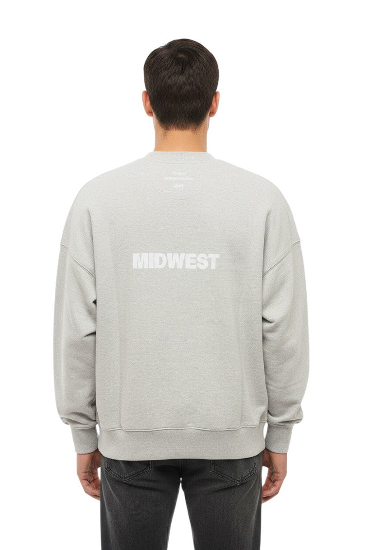 Light Grey Relaxed Sweatshirt 2