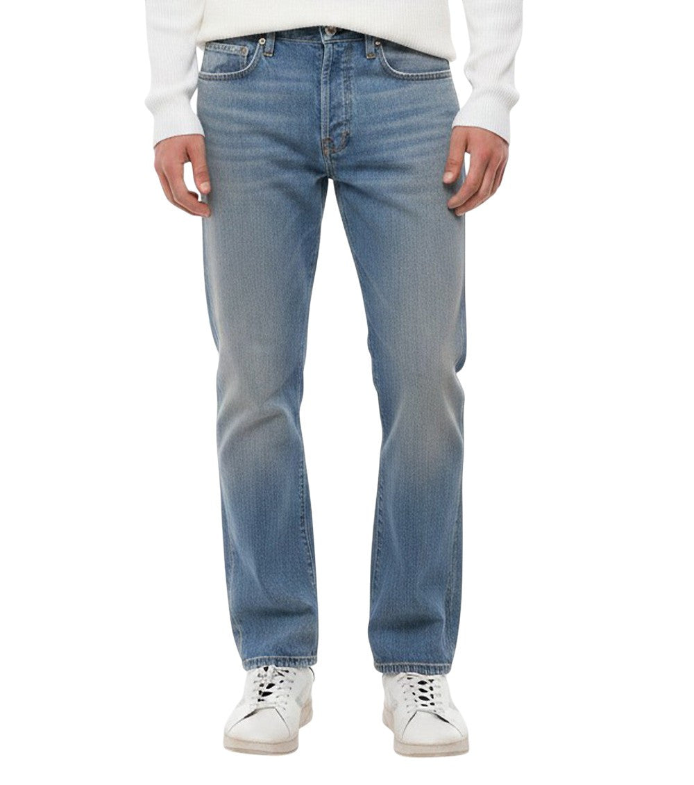 Blue Mid Rise Jeans 1