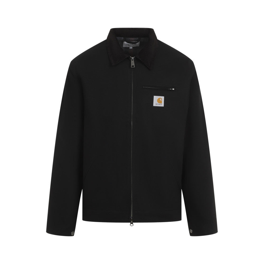Black Cotton Detroit Jacket 1