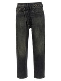 Black 'Crossover' jeans 1