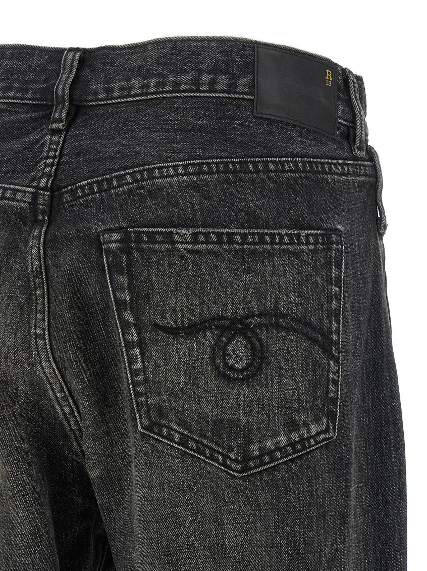 Black 'Crossover' jeans 4