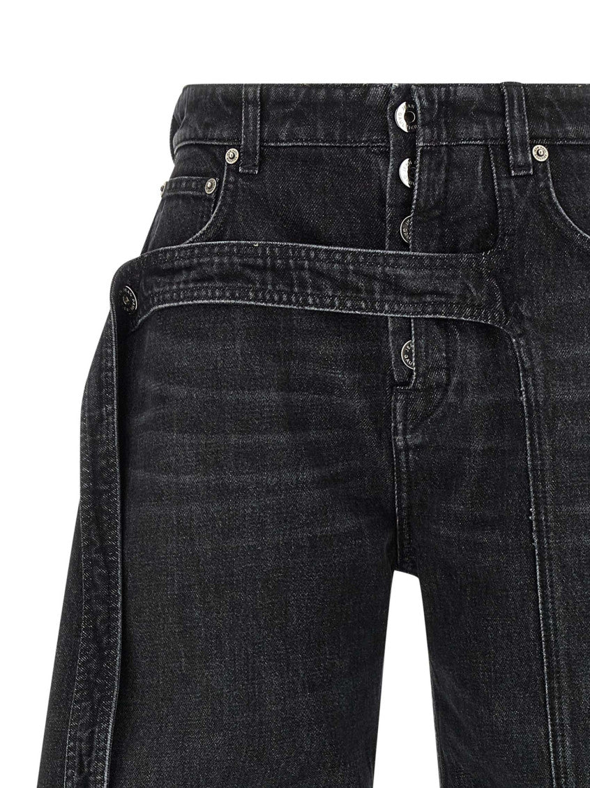 Black Low waist jeans 3