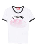 White  Logo Crewneck T-Shirt 1