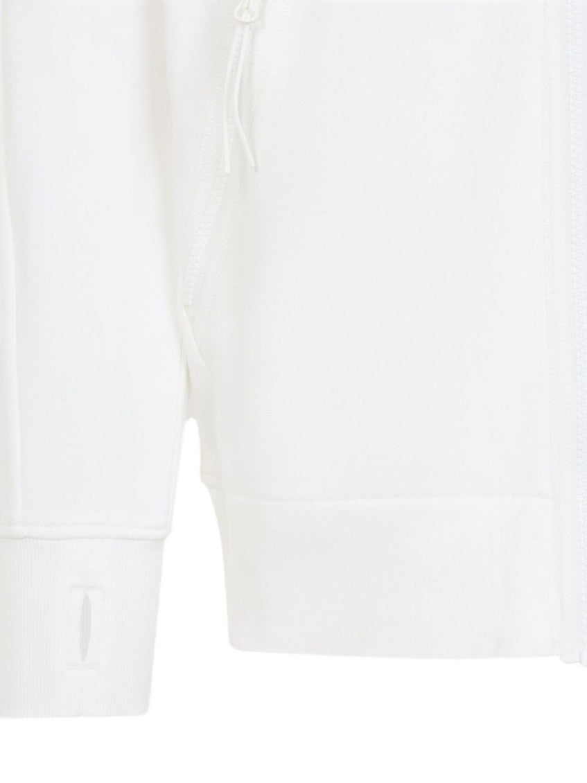 White Goggle Detail Zip-Up Hoodie 5