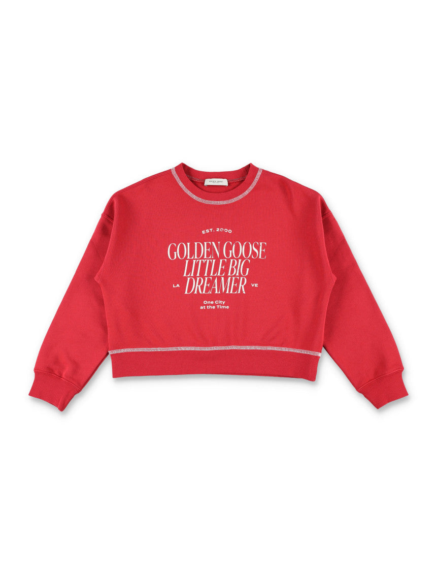 Girls Red Logo Sweatshirt 1